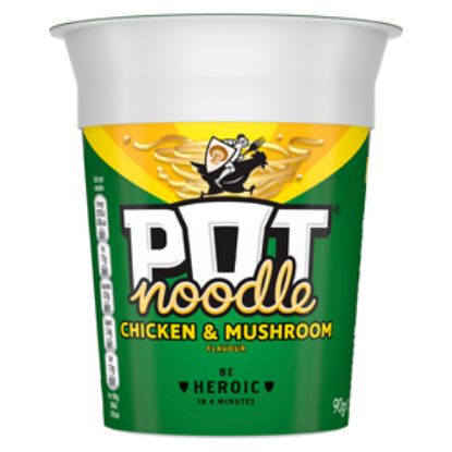 Picture of Pot Noodles Chicken & Mushroom 90g x12